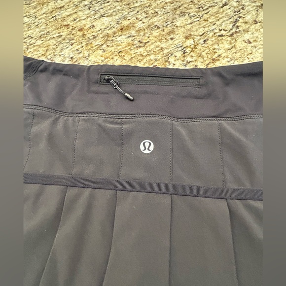 Lululemon pace rival skirt black size 8 - Picture 5 of 6